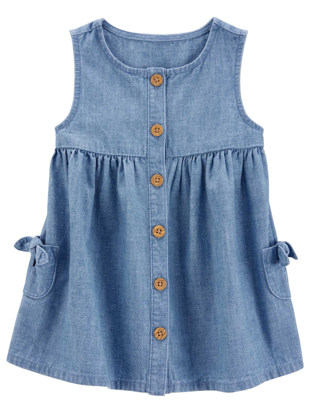 Carter’s Sleeveless Chambray Dress